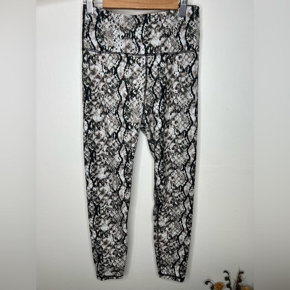 Snake Print Athletic Leggings